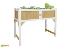 Axi Jardinière Sur Pieds En Bois De Hemlock - 120 X 54 X 94 Cm