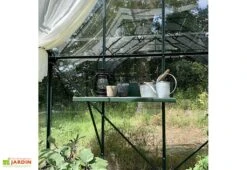 Table De Rempotage En Aluminium Pour Serre Lams – 80 X 50 Cm -Garanti Jardin Magasin table de rempotage aluminium 3