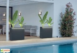 Jardinière En Métal Avec 3 Niveaux De Contenance - 100 X 25 X 80 Cm -Garanti Jardin Magasin terasse exterieur jardiniere hg