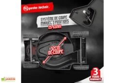 Tondeuse électrique 1300 W + Coupe-bordure électrique 250 W -Garanti Jardin Magasin tondeuse electrique 1300w elem garden tde3213cb22 coupe 32cm