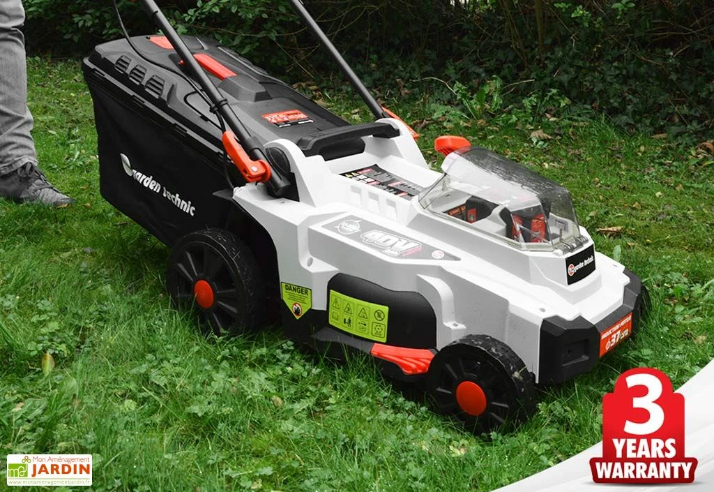 Tondeuse à Gazon Électrique Sans Fil + 2 Batteries 20V 4 Tondeuse à Gazon Électrique Sans Fil + 2 Batteries 20V – Image 2