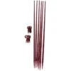 Tuteur Avec Attaches Mikado Cerise 150 Cm (Lot De 6) -Garanti Jardin Magasin tuteur visuel rouge
